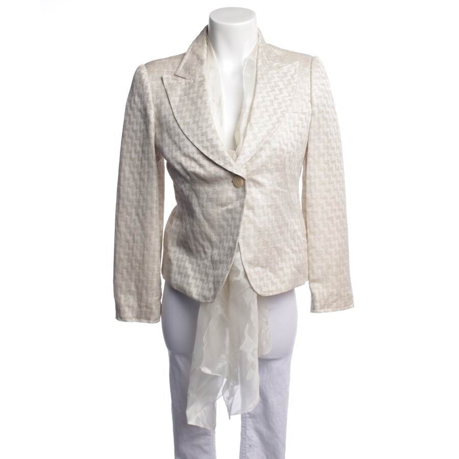 Image 1 of Blazer 36 Beige in color White | Vite EnVogue