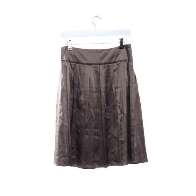 Silk Skirt 38 Dark Brown | Vite EnVogue