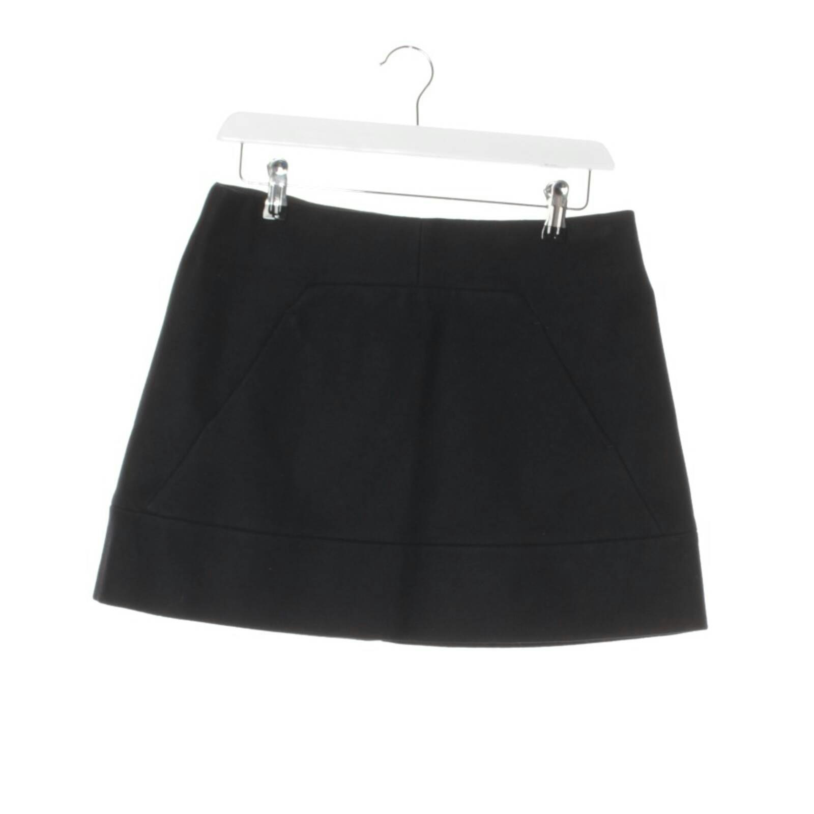 Image 1 of Skirt 36 Black in color Black | Vite EnVogue