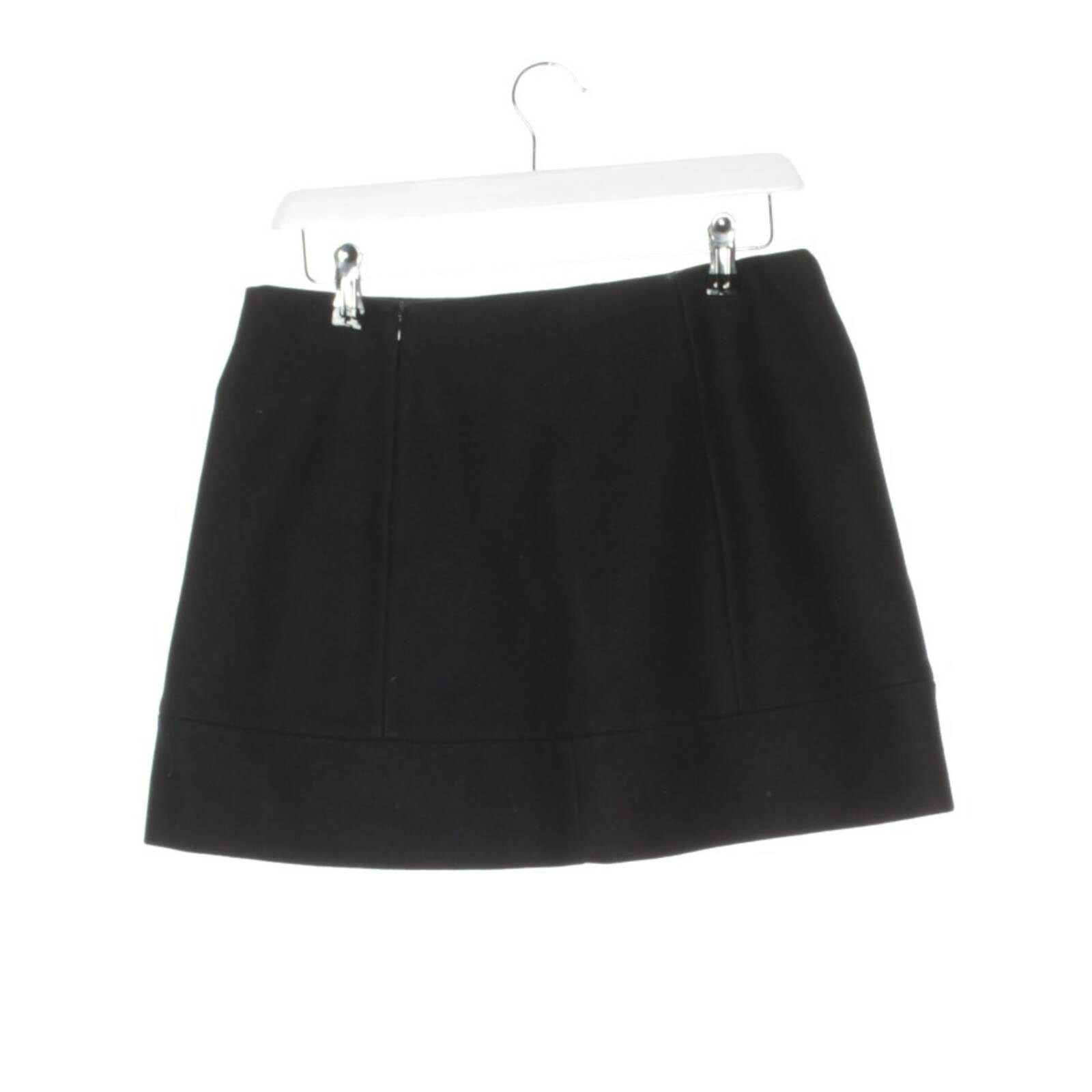 Image 2 of Skirt 36 Black in color Black | Vite EnVogue