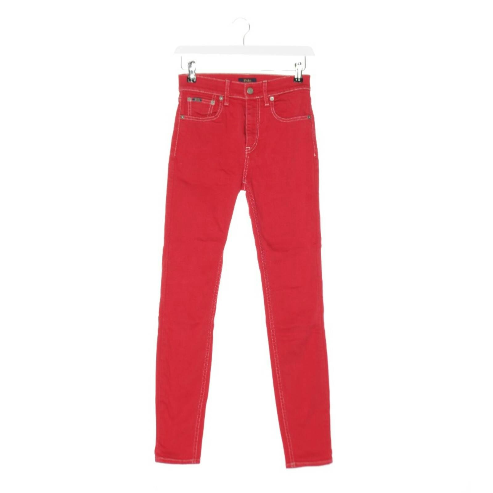 Image 1 of Slim Fit Jeans W25 Light Red in color Red | Vite EnVogue