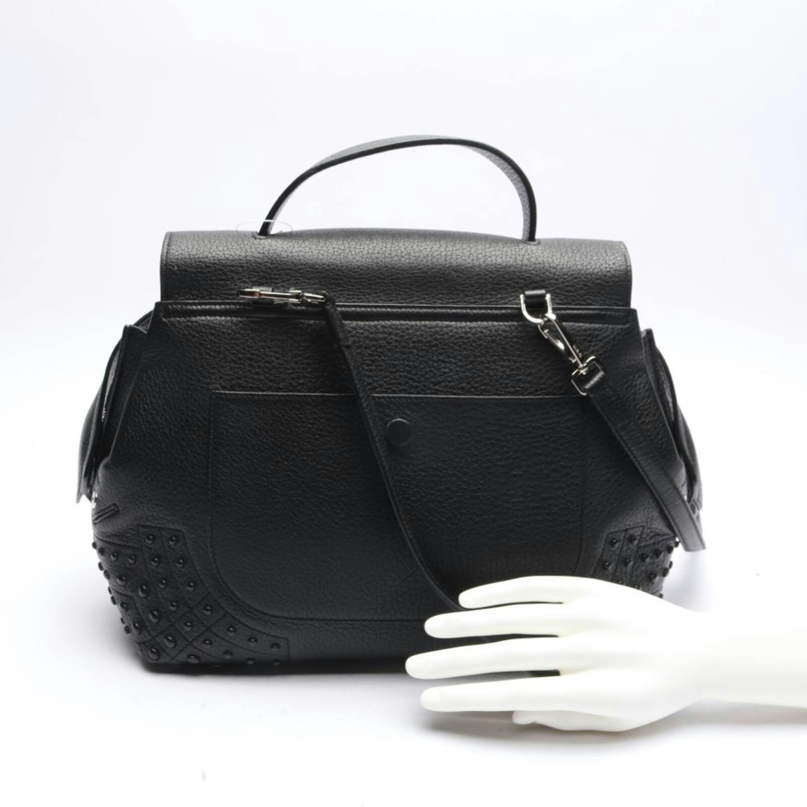 Image 2 of Wave Handbag Black in color Black | Vite EnVogue