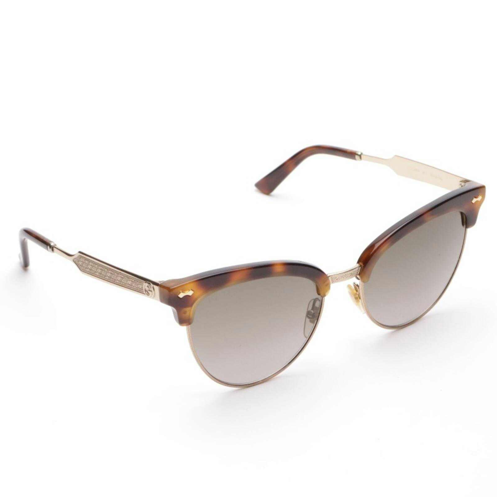 Image 1 of GG0055S Sunglasses Brown in color Brown | Vite EnVogue