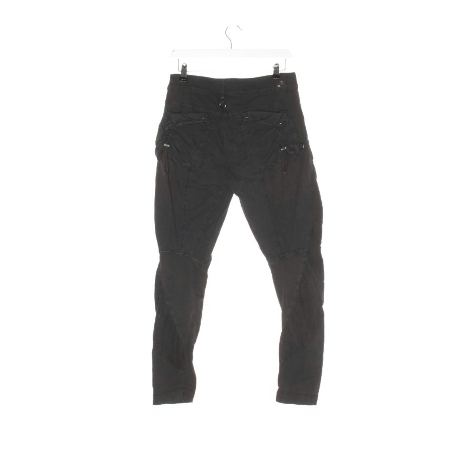 Image 2 of Pants 38 Black in color Black | Vite EnVogue