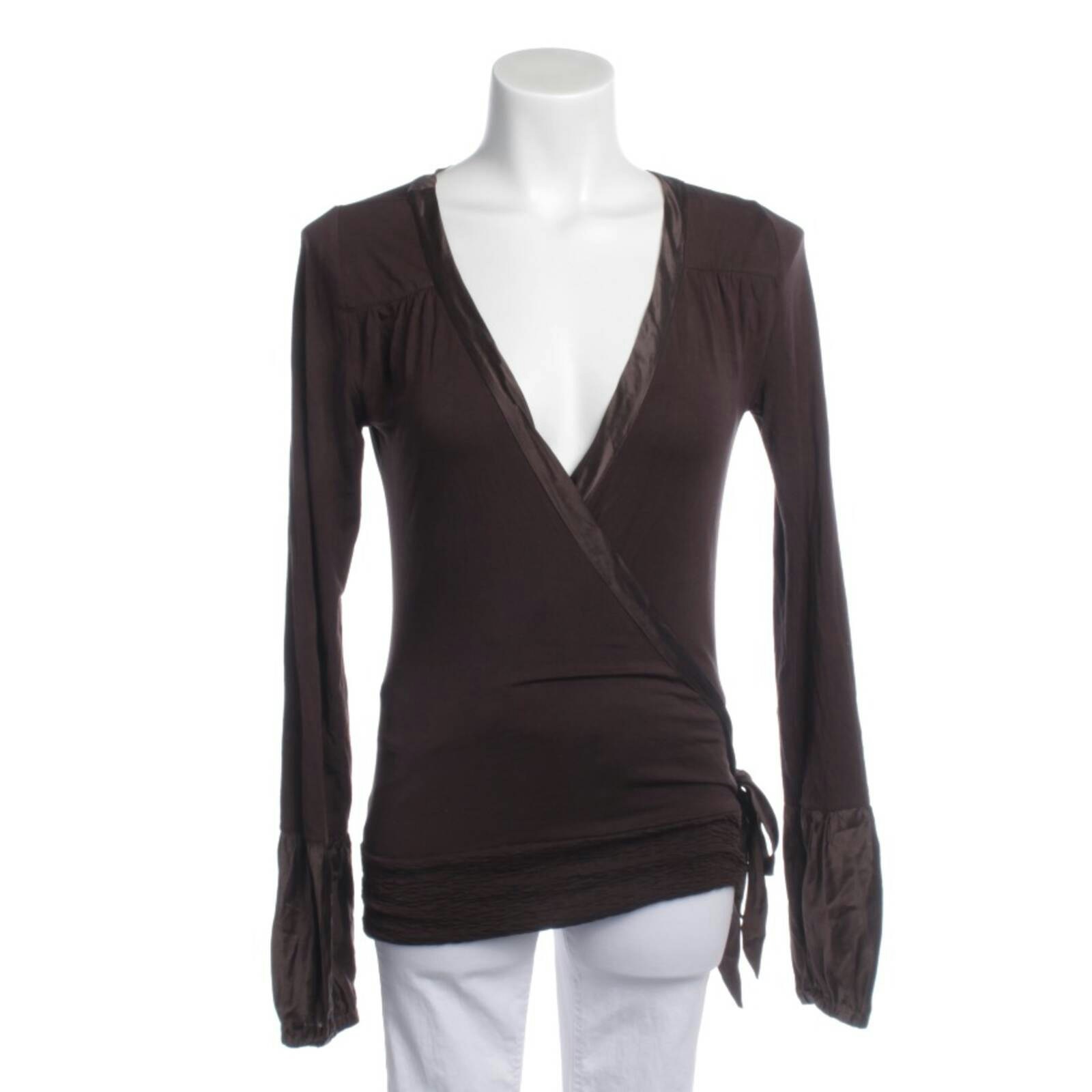 Image 1 of Blouse S Brown in color Brown | Vite EnVogue