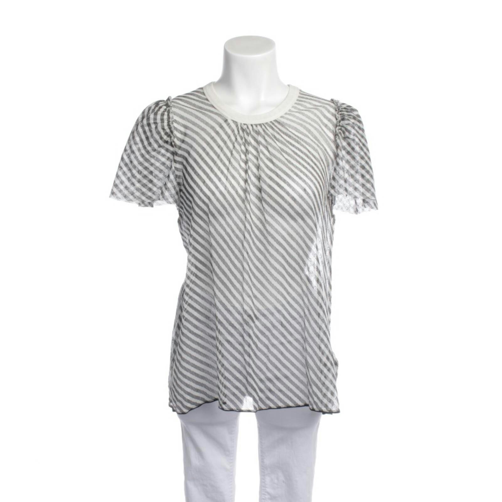 Image 1 of Shirt 36 Light Gray in color Gray | Vite EnVogue