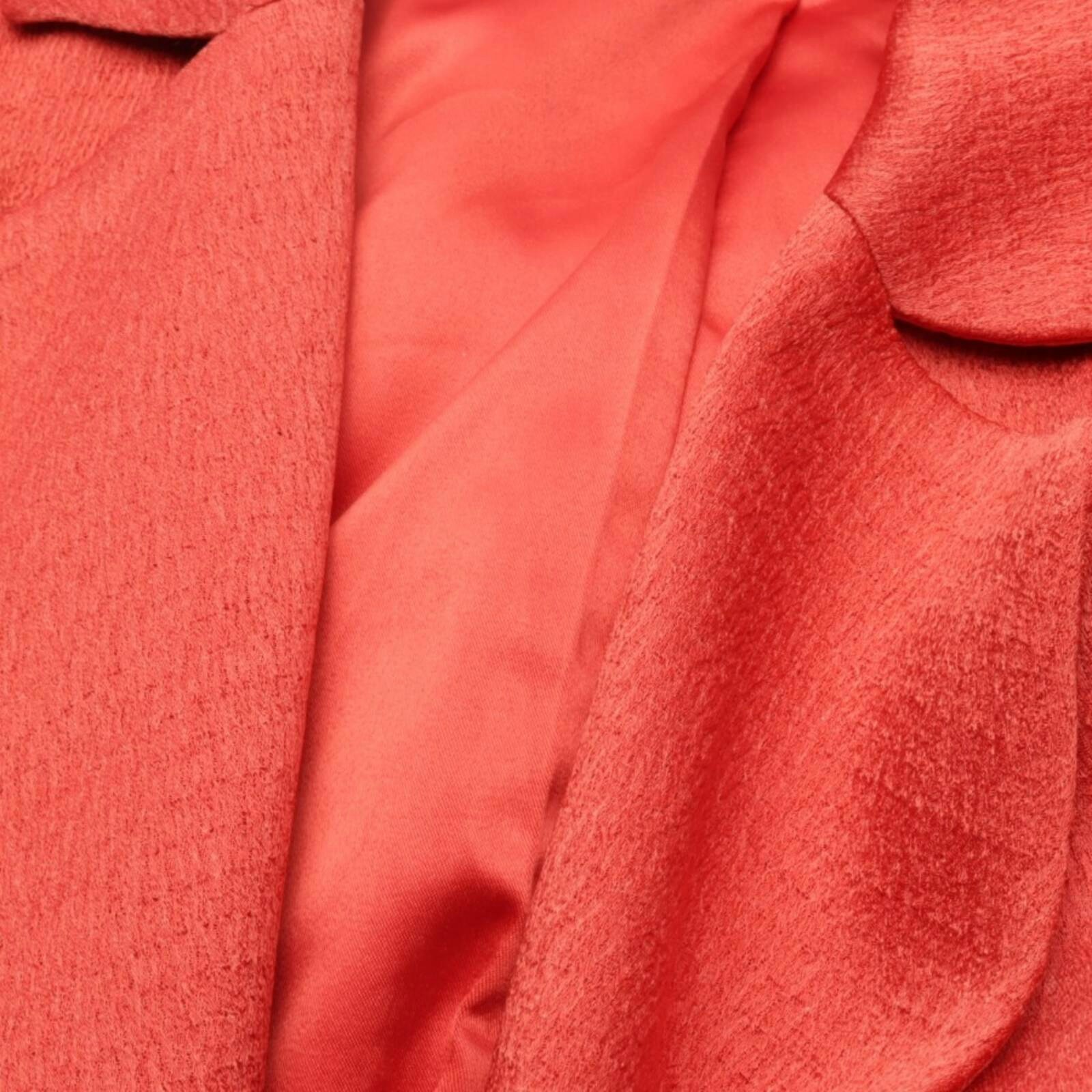 Image 3 of Mid-Season Coat XS Dark Orange in color Orange | Vite EnVogue