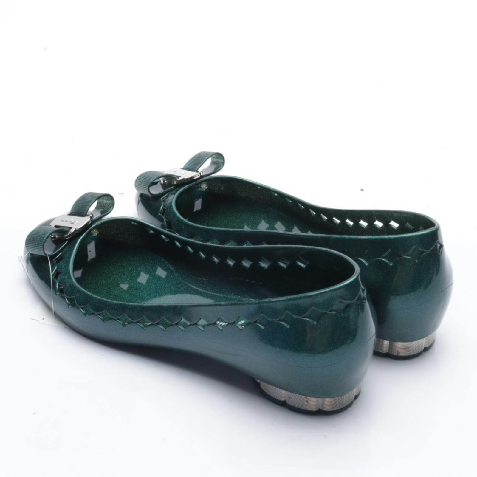 Image 2 of Ballet Flats EUR 37.5 Green in color Green | Vite EnVogue