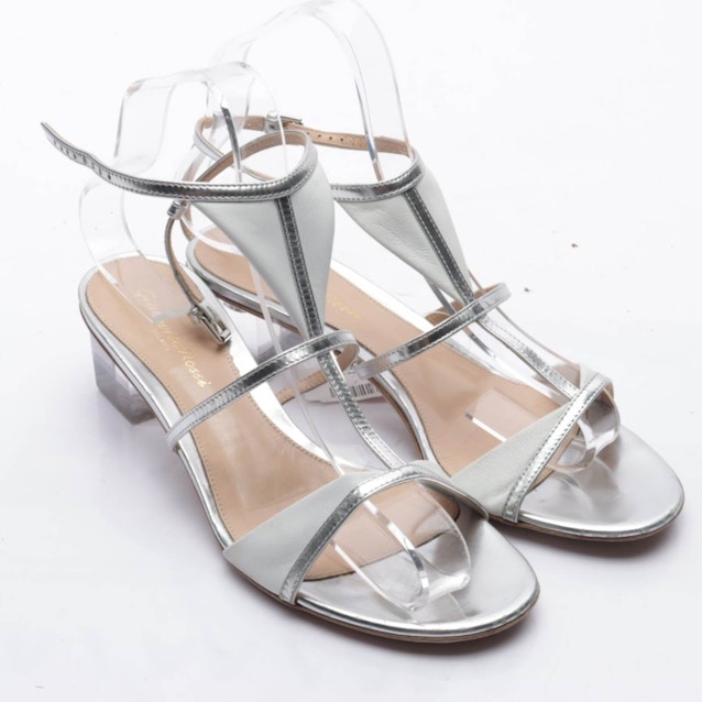 Image 1 of Heeled Sandals EUR 37 Silver | Vite EnVogue