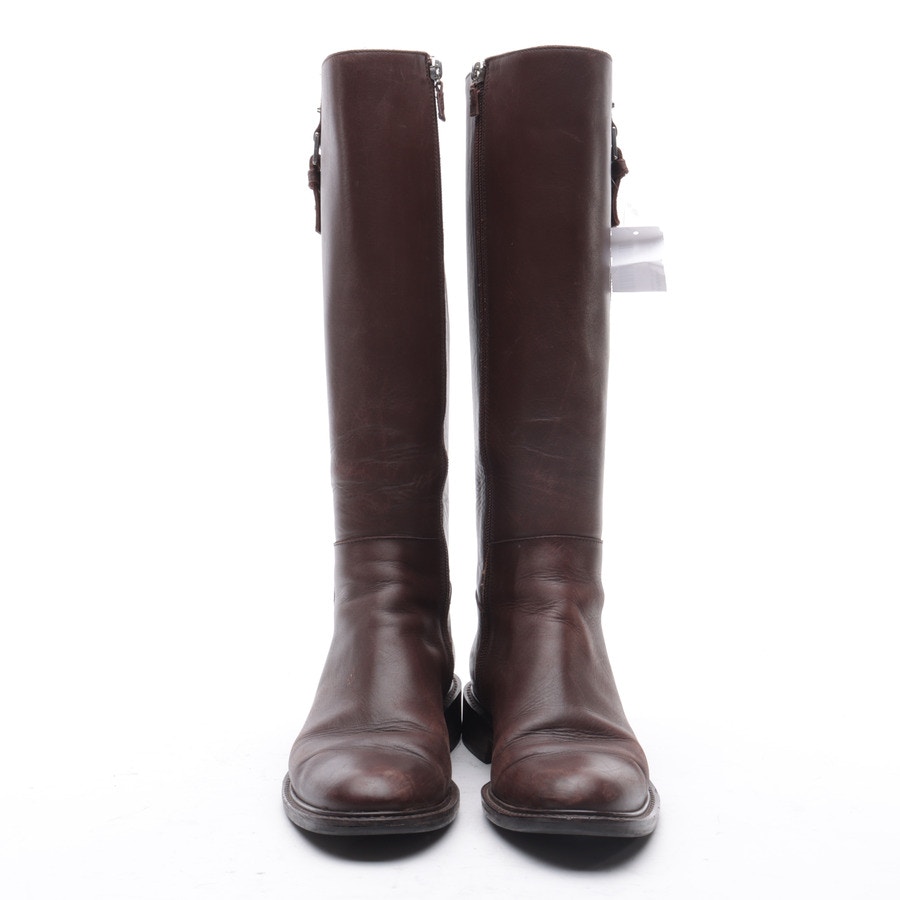 Image 9 of Boots EUR38 Brown in color Brown | Vite EnVogue