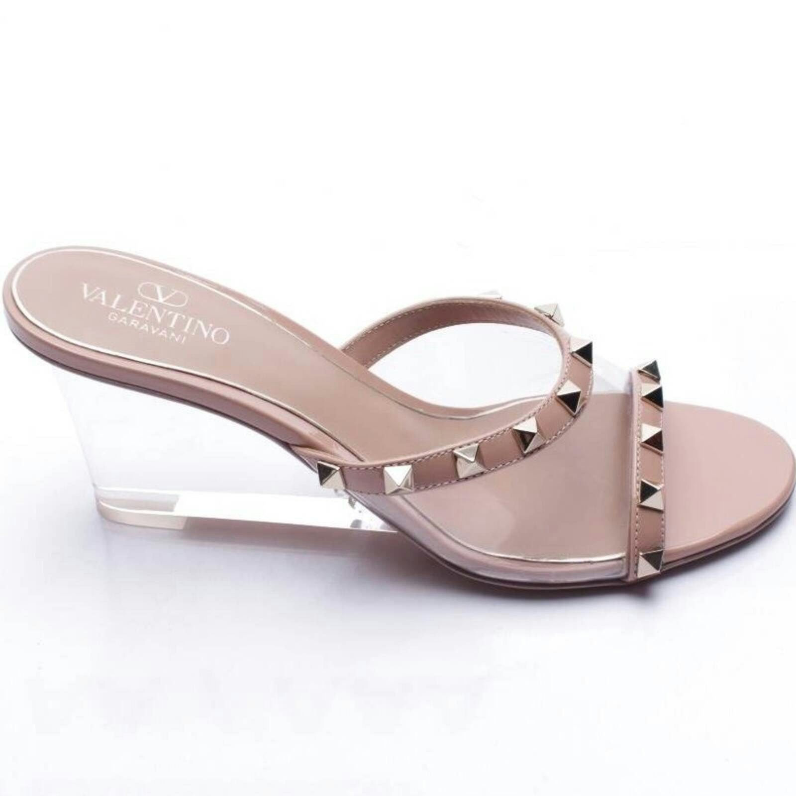 Image 1 of Rockstud Wedges EUR 37.5 Light Pink in color Pink | Vite EnVogue