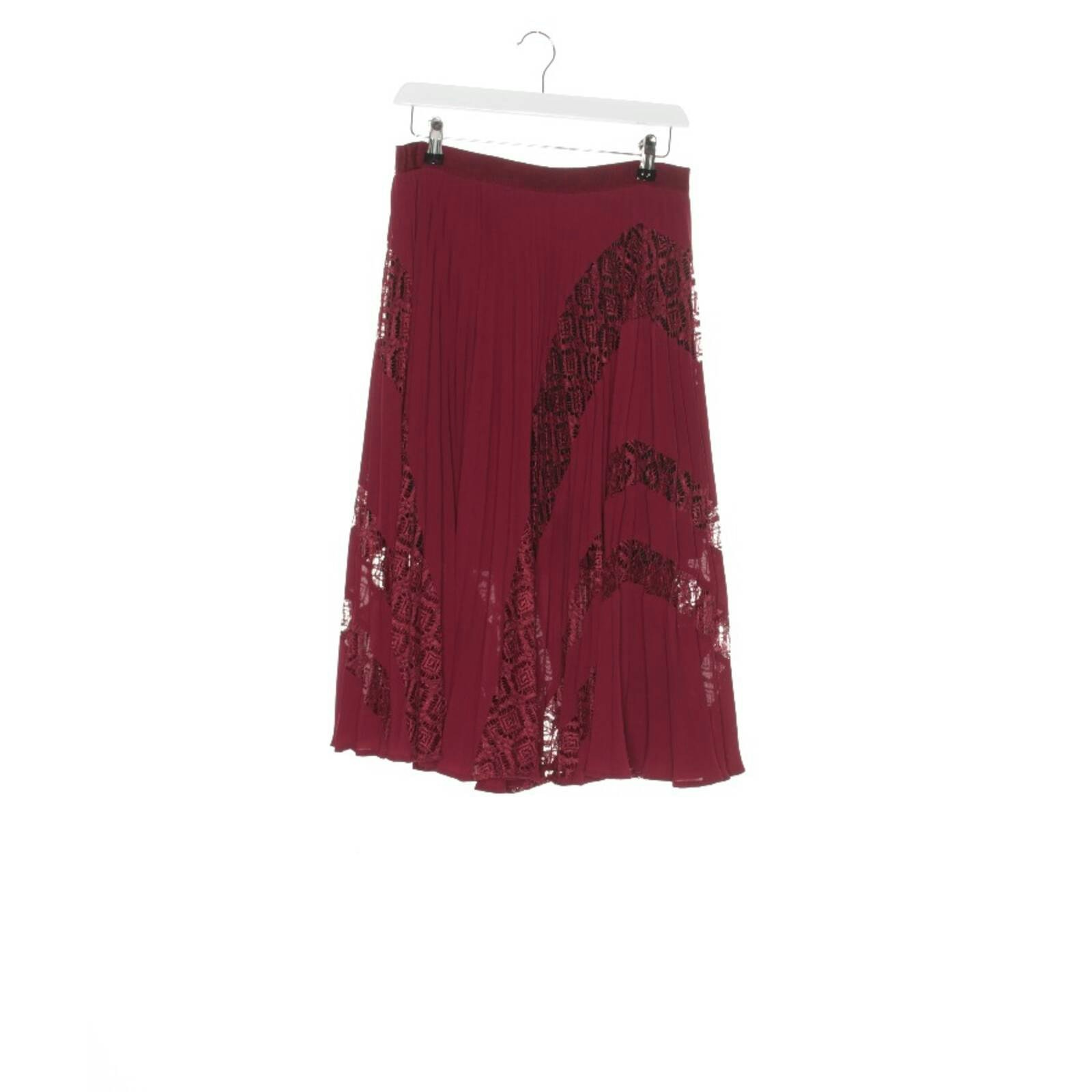 Image 1 of Skirt 38 Bordeaux in color Red | Vite EnVogue