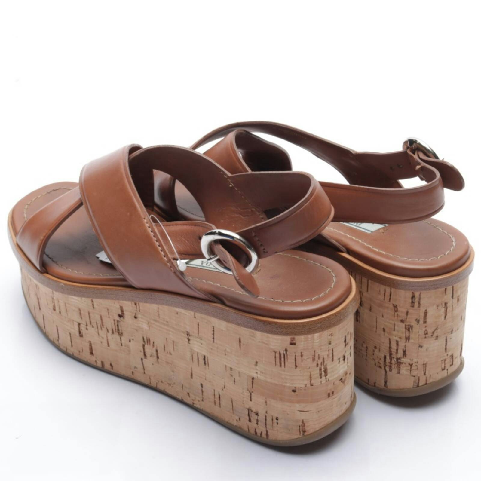 Image 2 of Wedges EUR 36 Brown in color Brown | Vite EnVogue