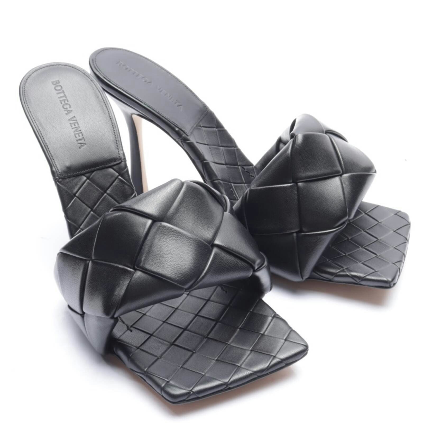 Image 1 of Lido Heeled Sandals EUR 41 Black in color Black | Vite EnVogue