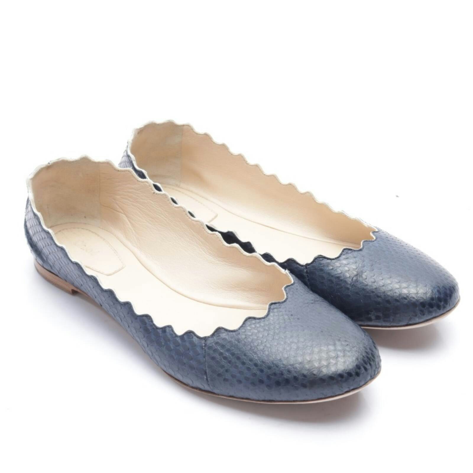 Image 1 of Lauren Ballet Flats EUR 36 Navy in color Blue | Vite EnVogue