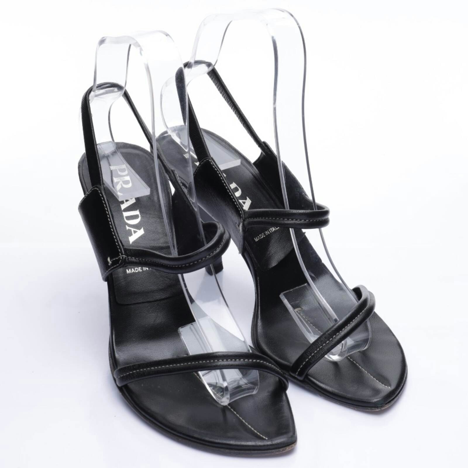 Image 1 of Heeled Sandals EUR 37.5 Black in color Black | Vite EnVogue