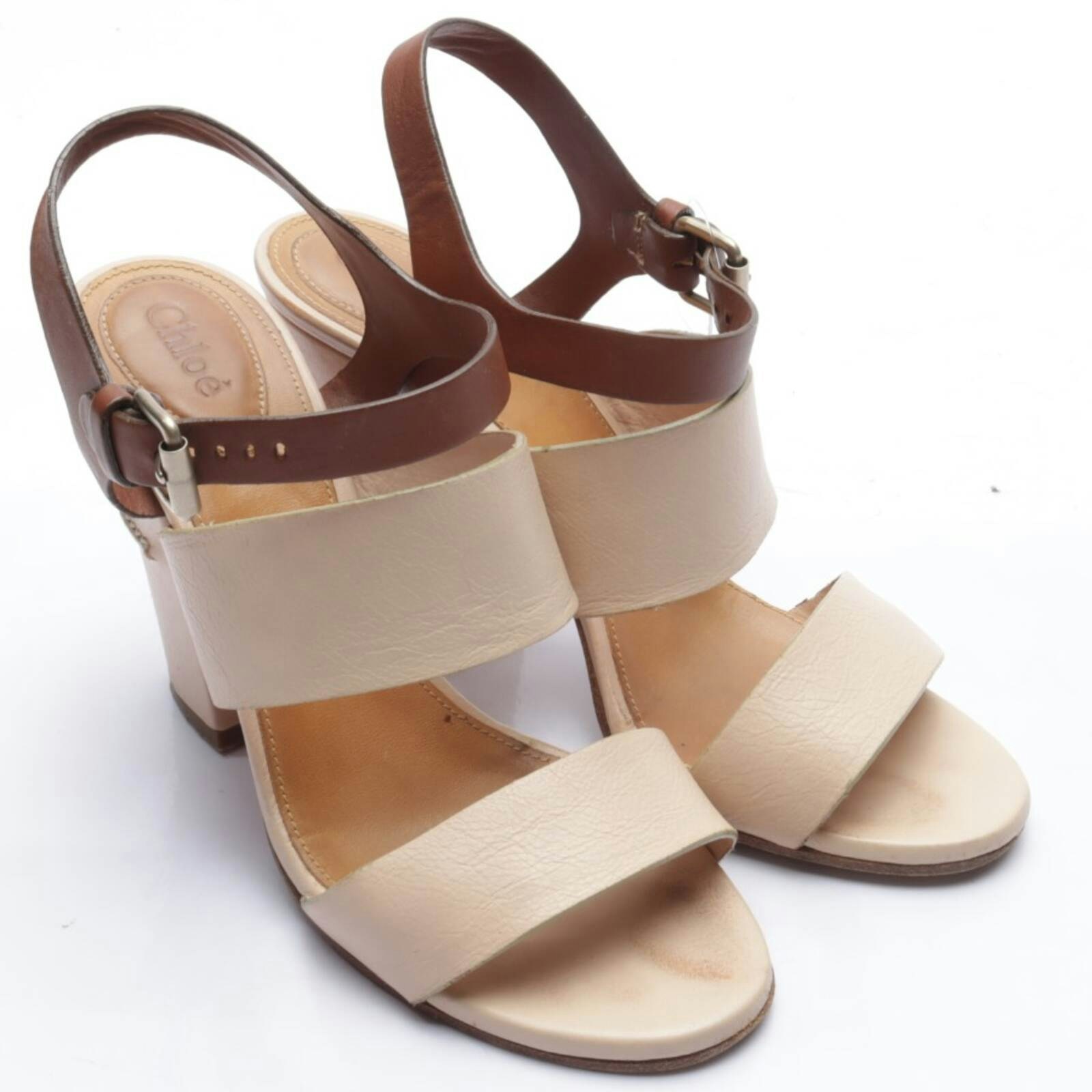 Image 1 of Heeled Sandals EUR38 Nude in color Pink | Vite EnVogue