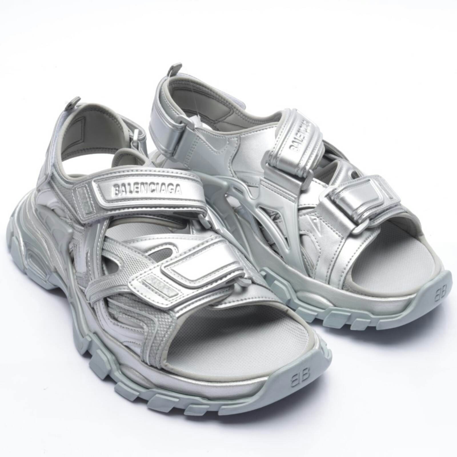 Bild 1 von Track Riemchensandalen EUR 42 Silber in Farbe Metallic | Vite EnVogue