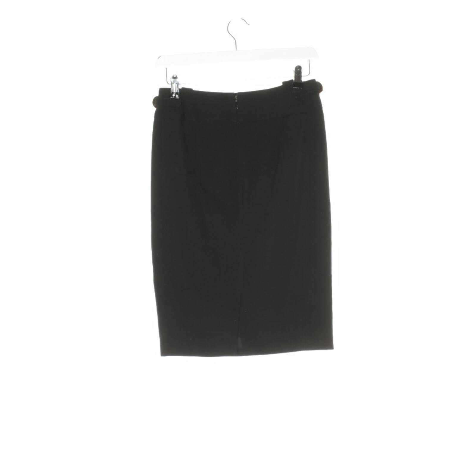 Image 2 of Skirt 32 Black in color Black | Vite EnVogue