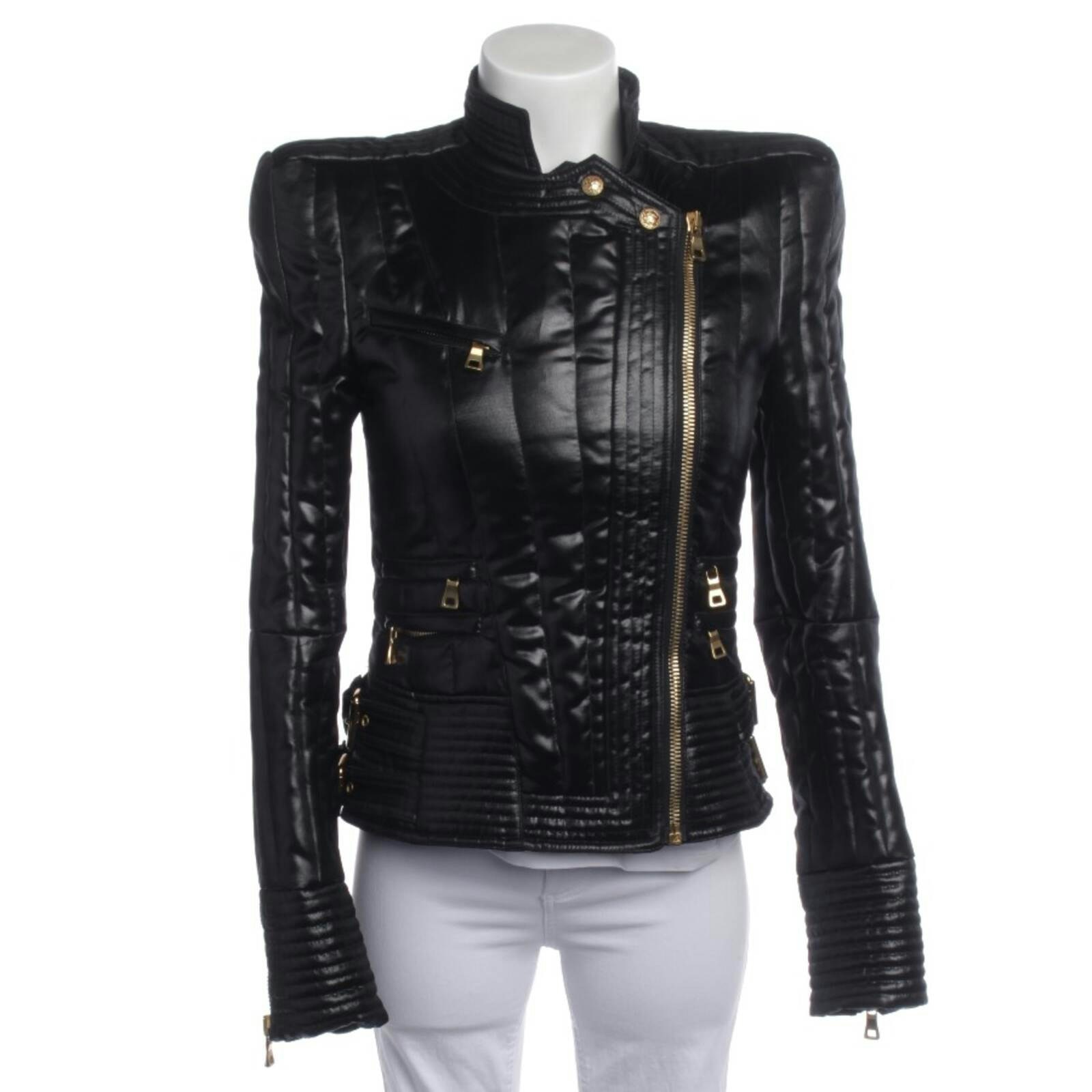 Image 1 of Mid-Season Jacket 36 Black in color Black | Vite EnVogue