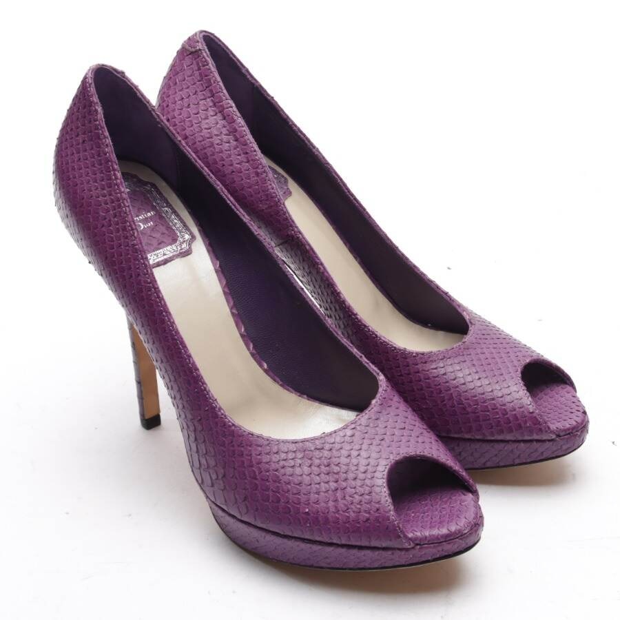 Image 1 of Peep Toes EUR38 Purple in color Purple | Vite EnVogue