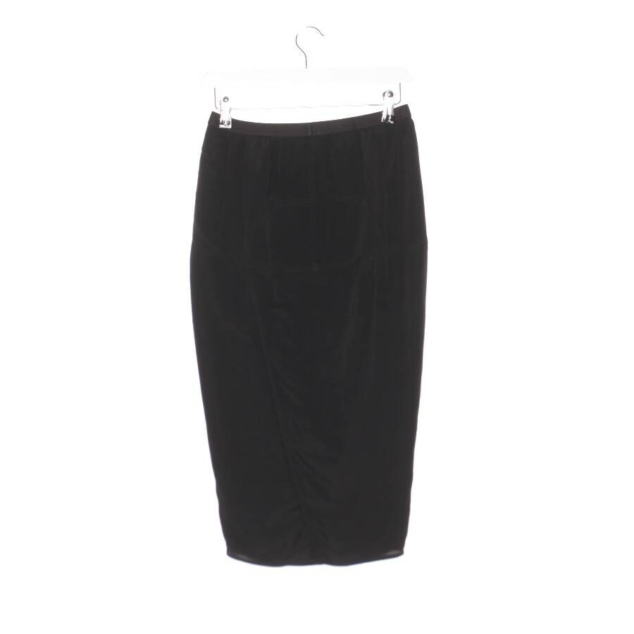 Image 2 of Skirt 34 Black in color Black | Vite EnVogue