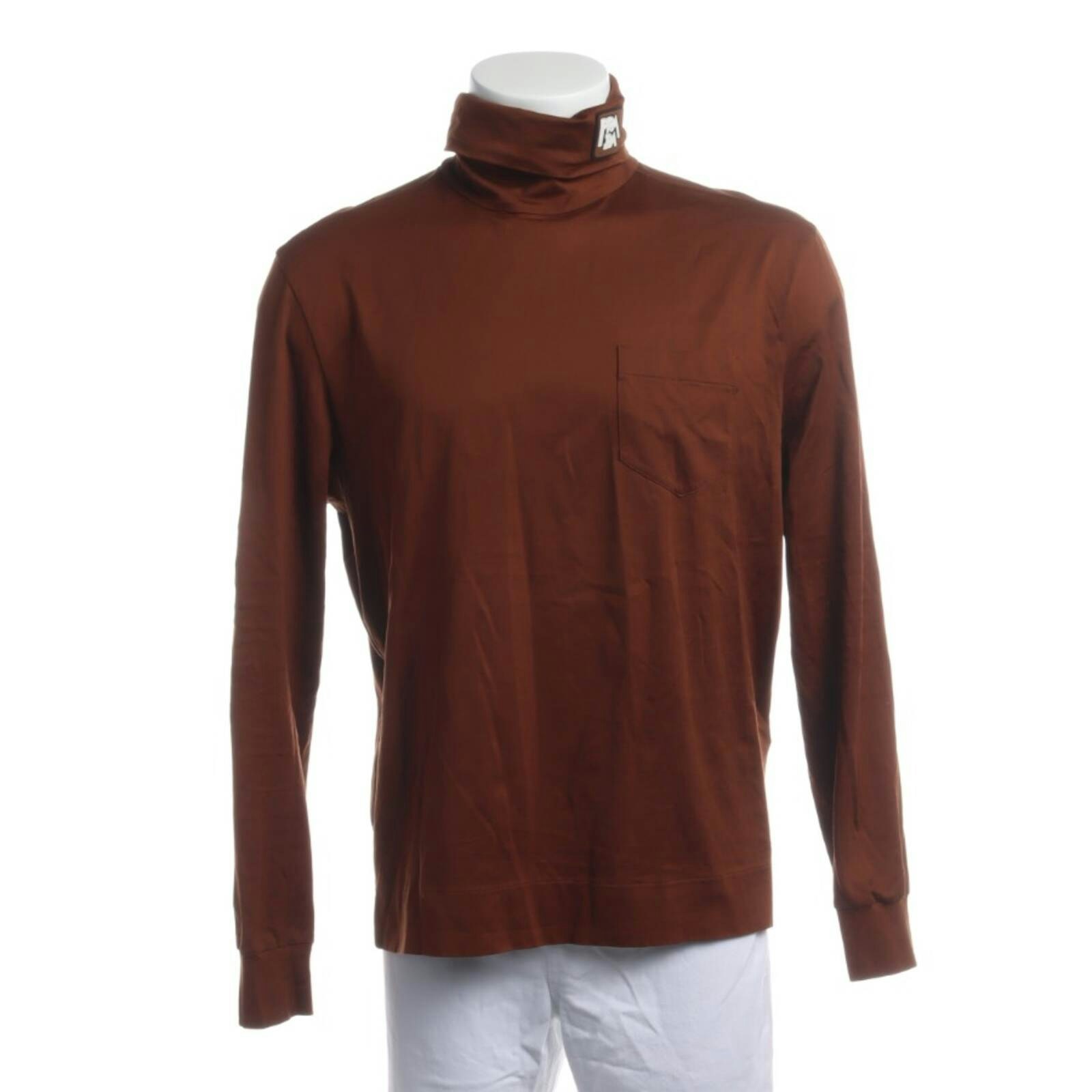 Image 1 of Long Sleeve Shirt XL Light Brown in color Brown | Vite EnVogue