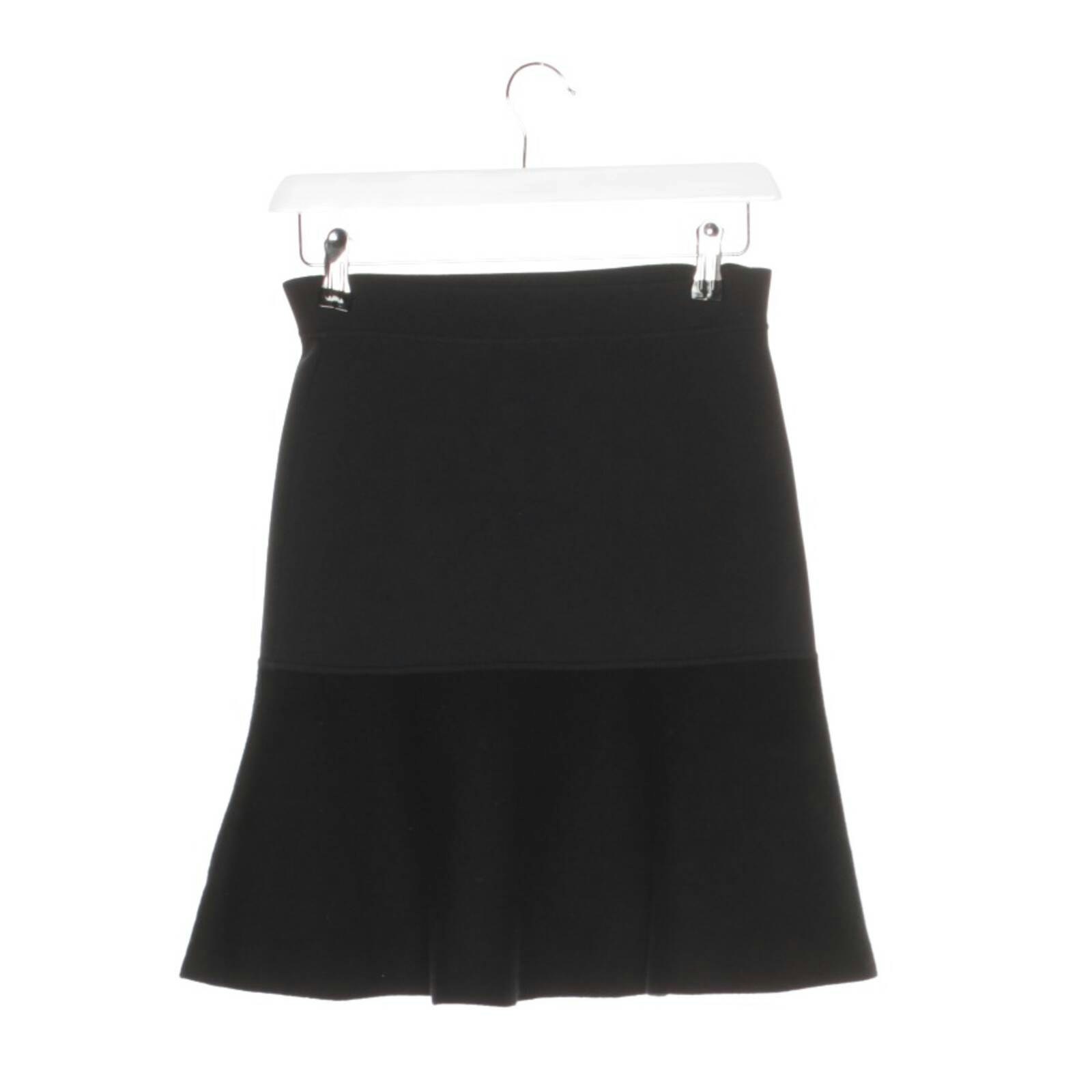 Image 2 of Skirt 34 Black in color Black | Vite EnVogue