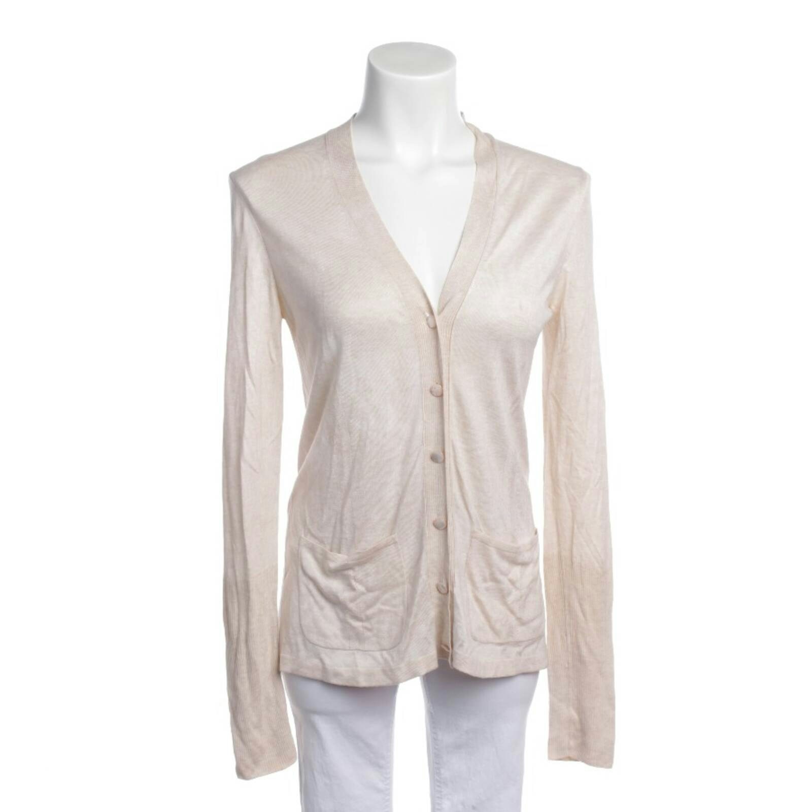 Image 1 of Cardigan 36 Beige in color White | Vite EnVogue