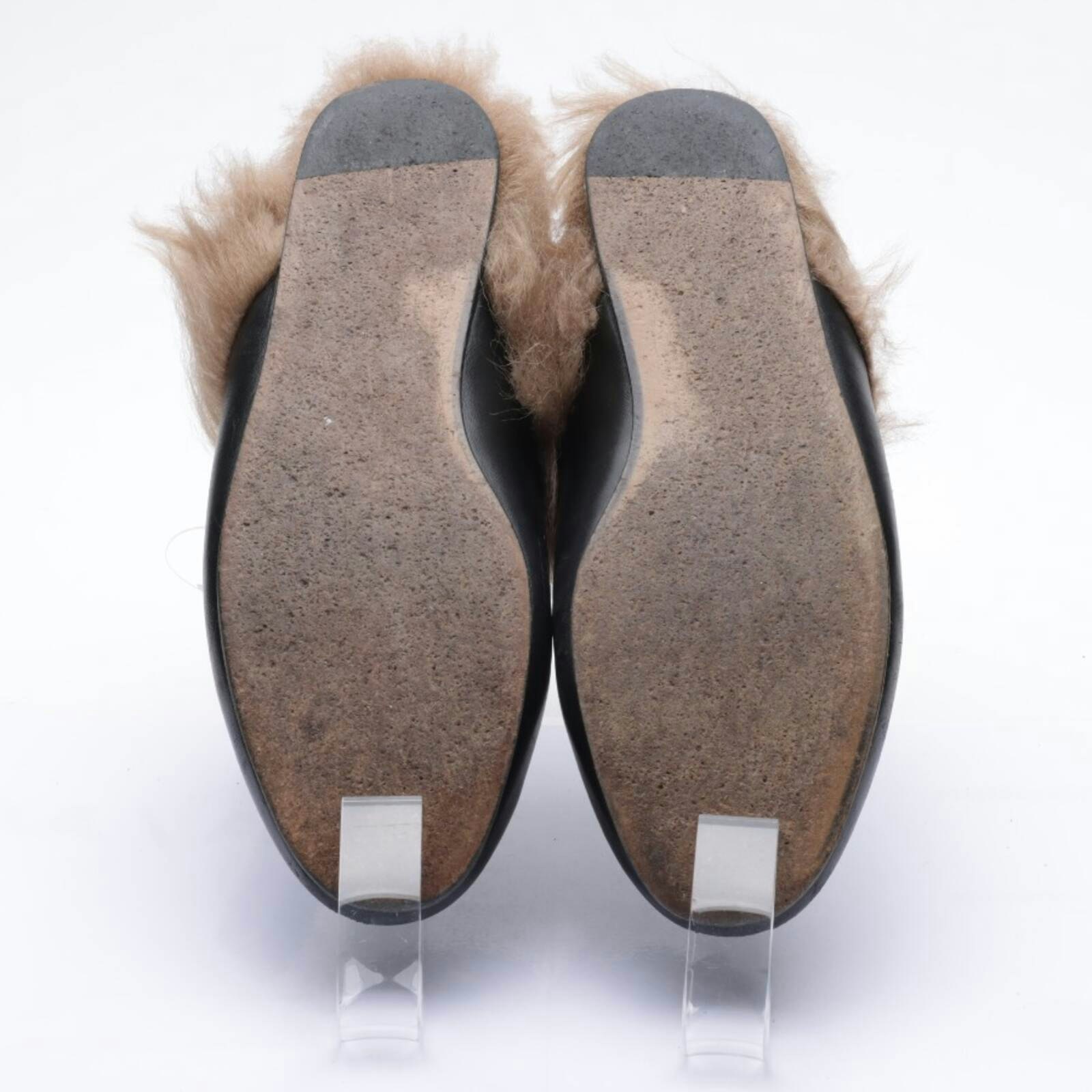 Image 3 of Princetown Fur Mules EUR 37 Black in color Black | Vite EnVogue