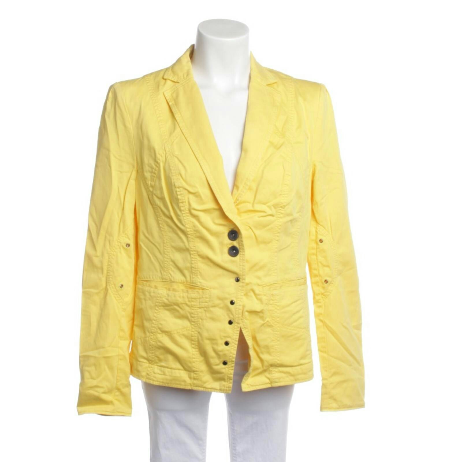 Image 1 of Mid-Season Jacket 42 Yellow in color Yellow | Vite EnVogue