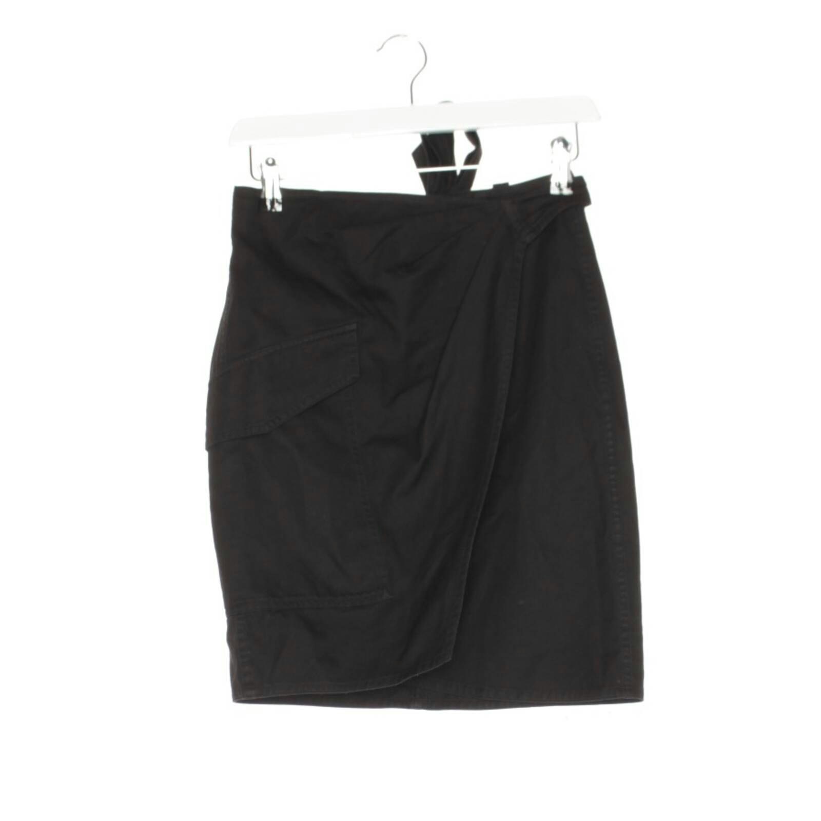 Image 1 of Skirt 36 Black in color Black | Vite EnVogue