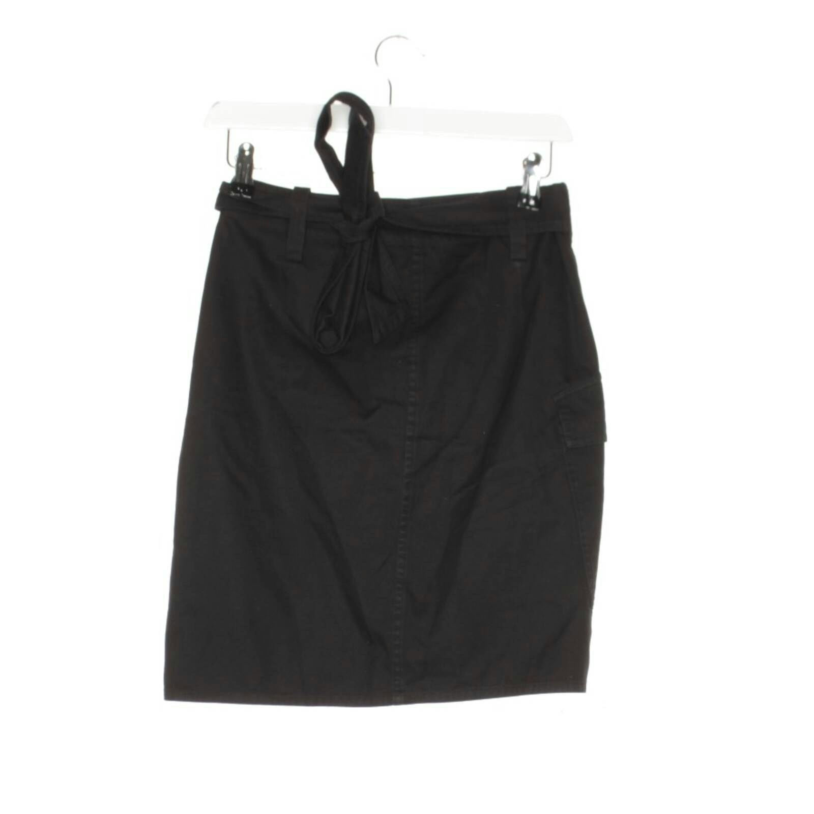 Image 2 of Skirt 36 Black in color Black | Vite EnVogue