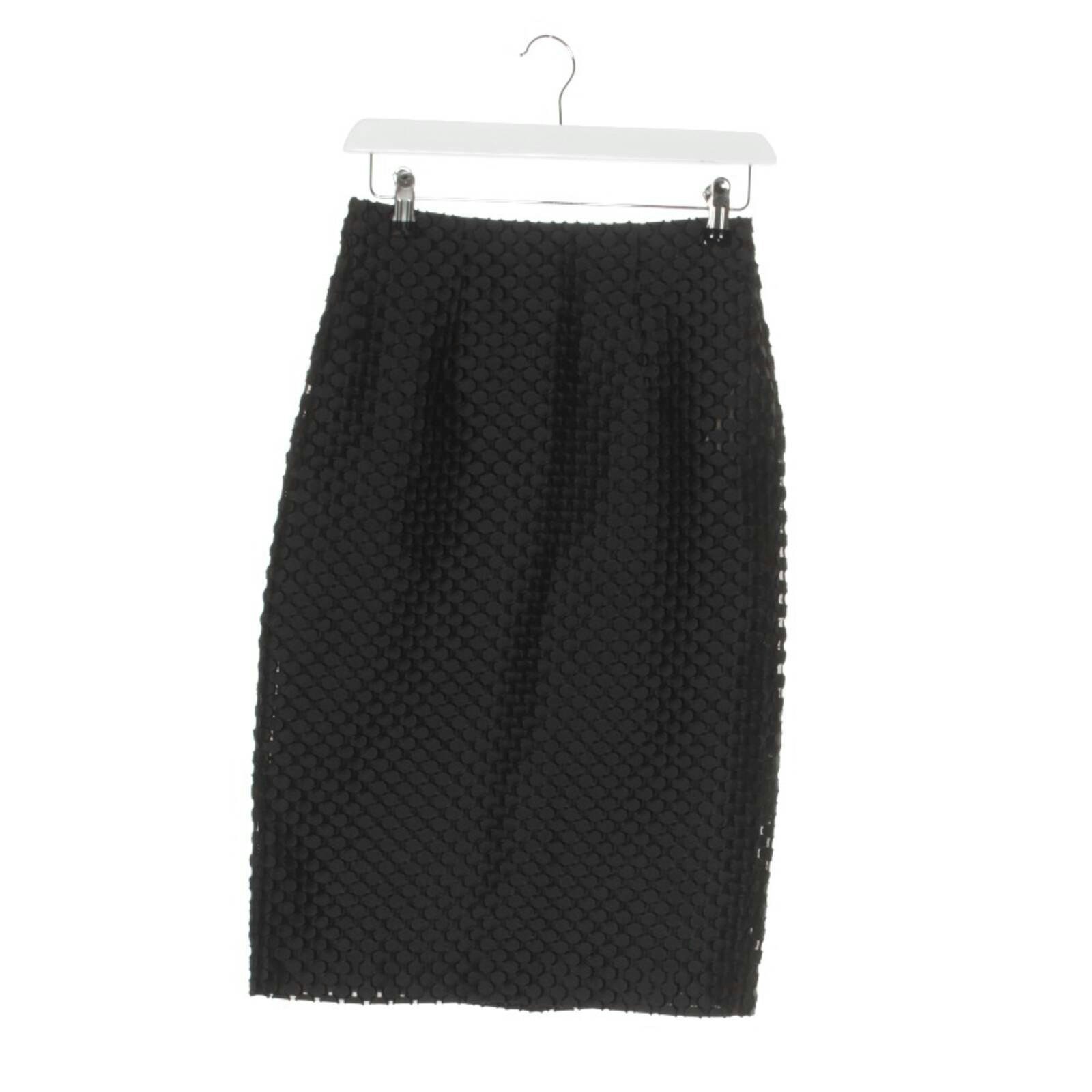 Image 1 of Skirt 32 Black in color Black | Vite EnVogue