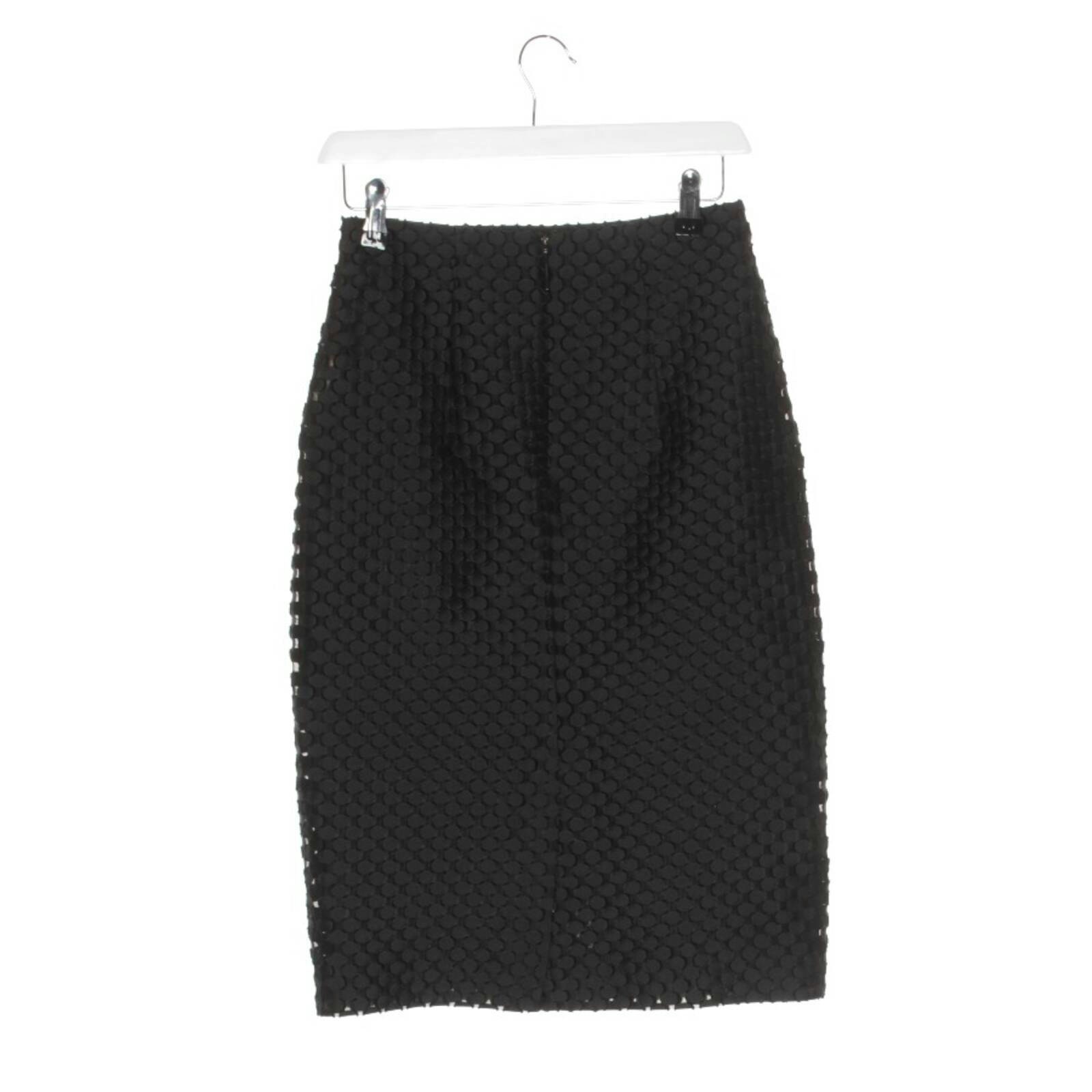 Image 2 of Skirt 32 Black in color Black | Vite EnVogue