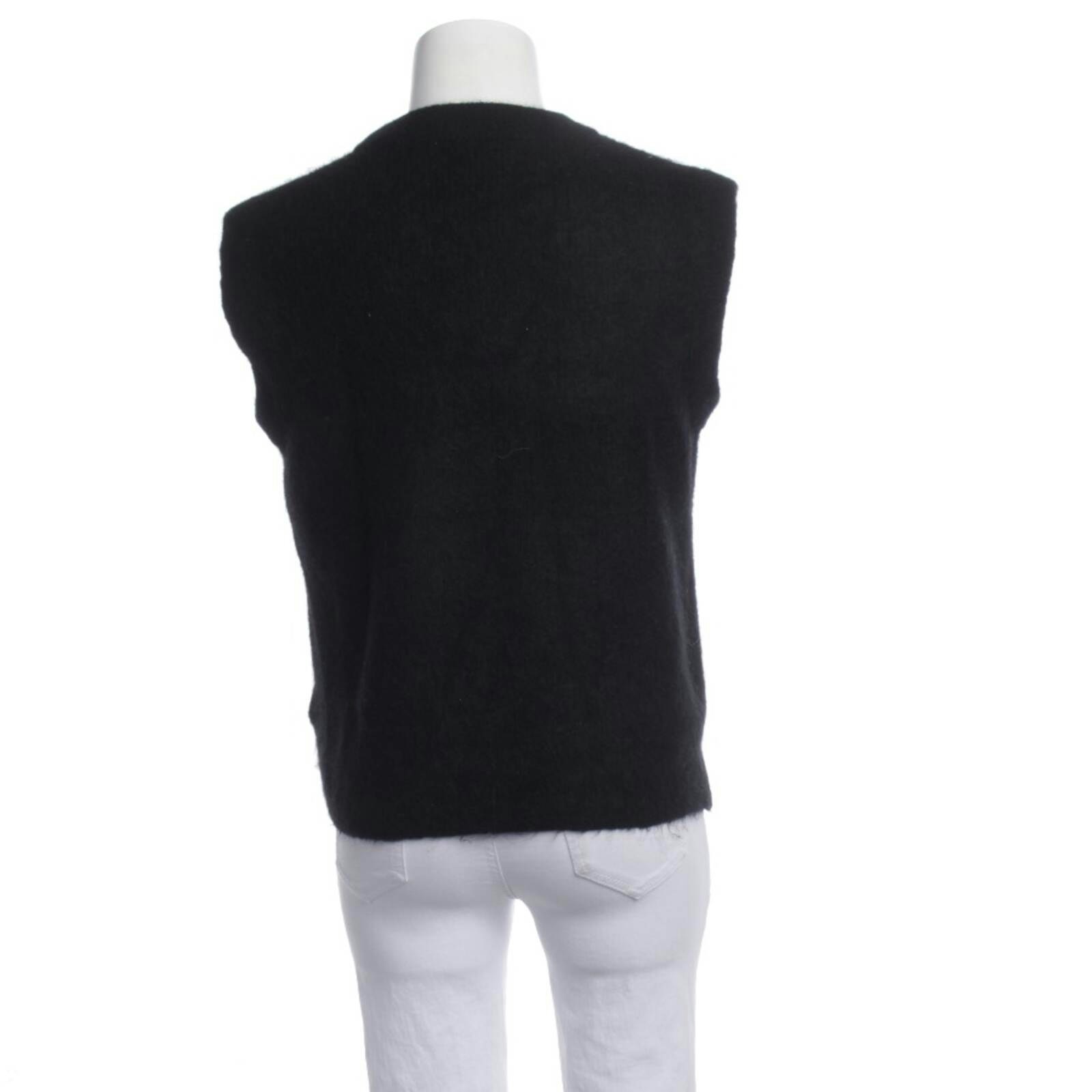 Image 2 of Sweater Vest XS Black in color Black | Vite EnVogue