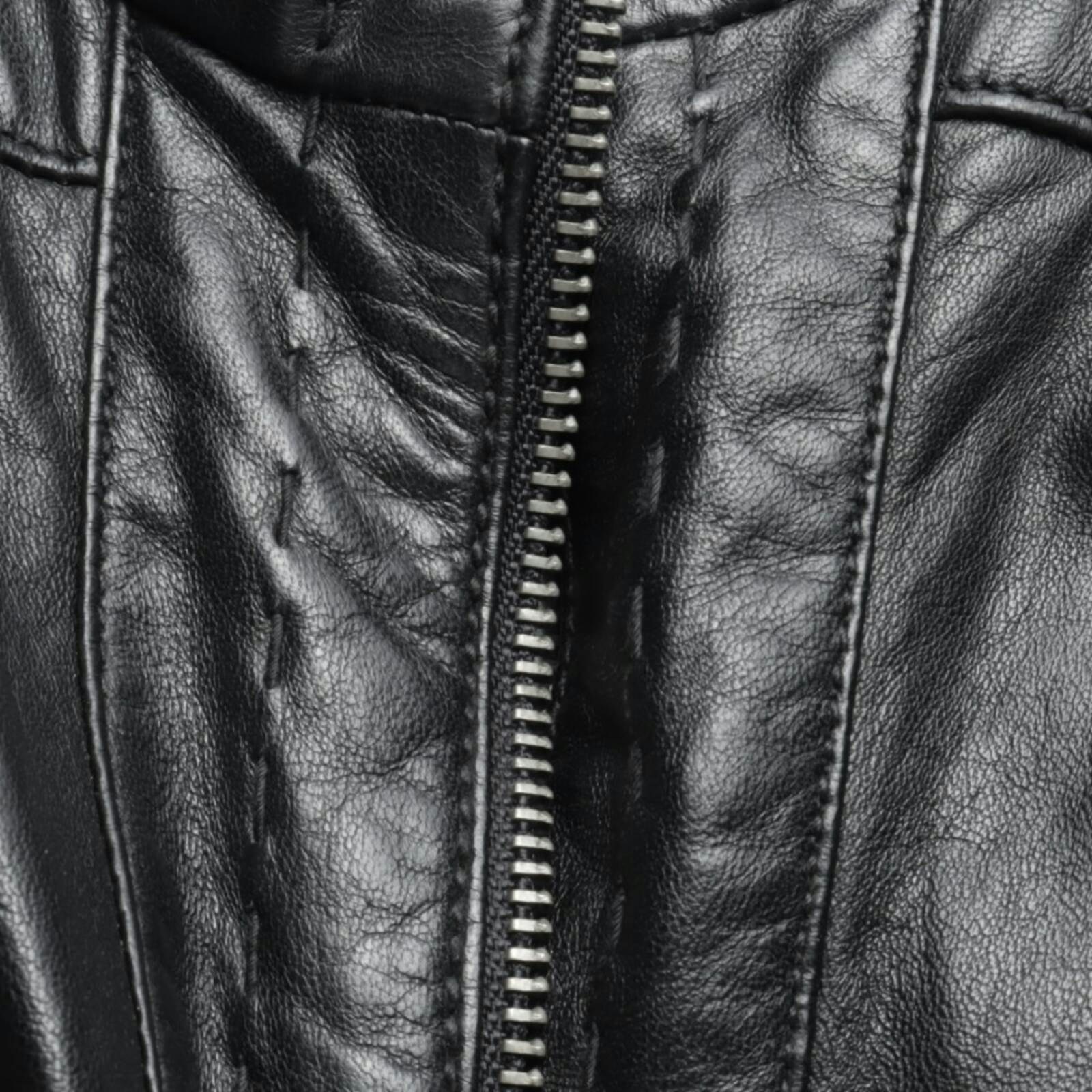 Image 3 of LeatherJacket 40 Black in color Black | Vite EnVogue