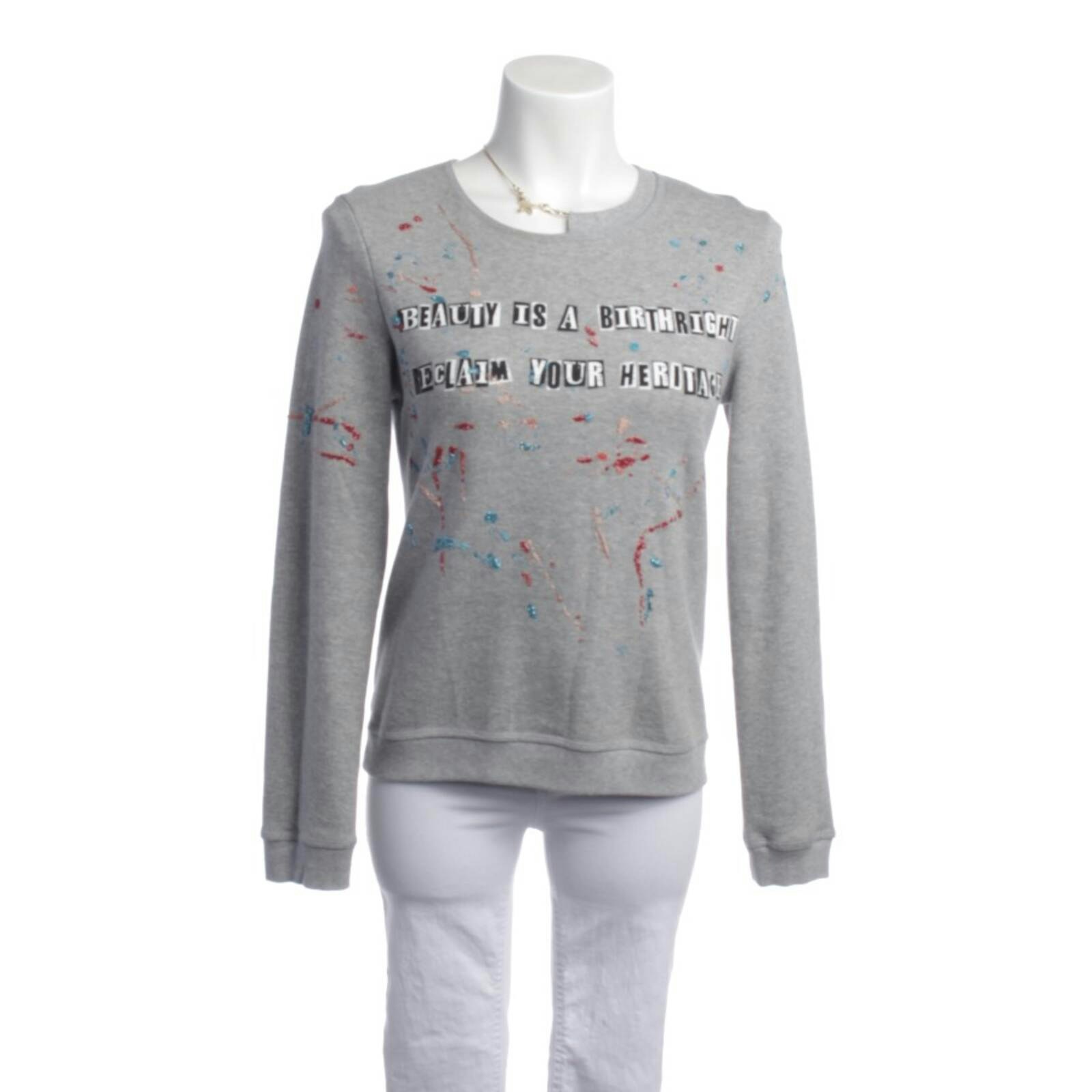 Bild 1 von Sweatshirt S Grau in Farbe Grau | Vite EnVogue