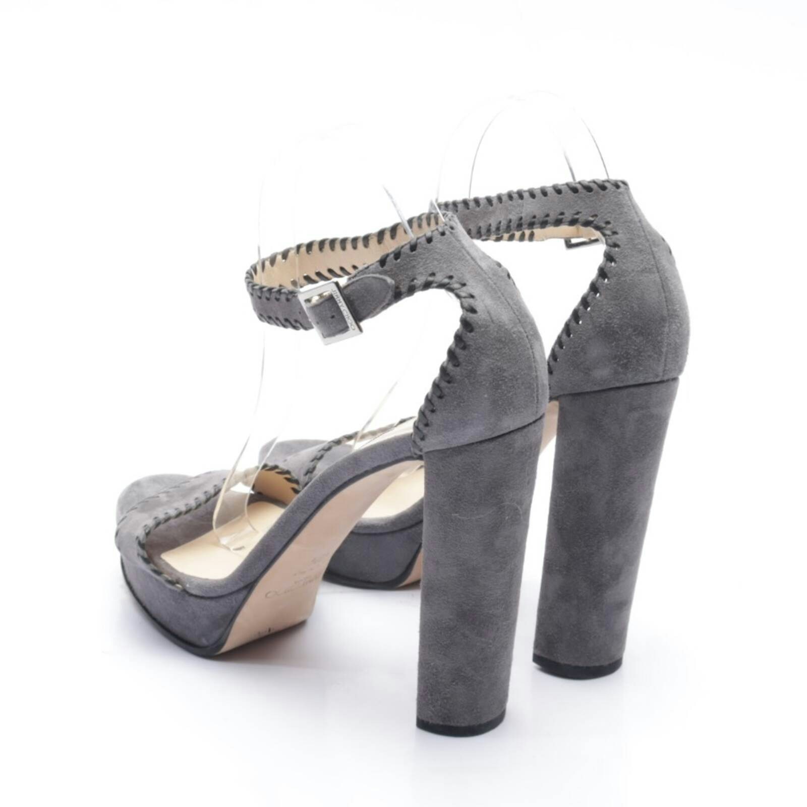 Image 2 of Heeled Sandals EUR 40.5 Light Gray in color Gray | Vite EnVogue