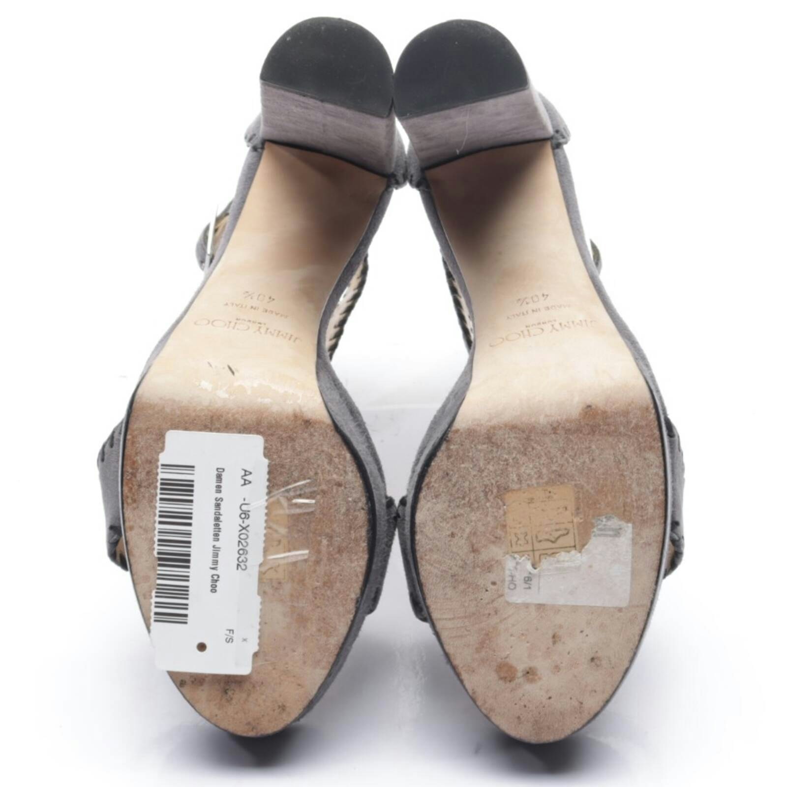 Image 3 of Heeled Sandals EUR 40.5 Light Gray in color Gray | Vite EnVogue