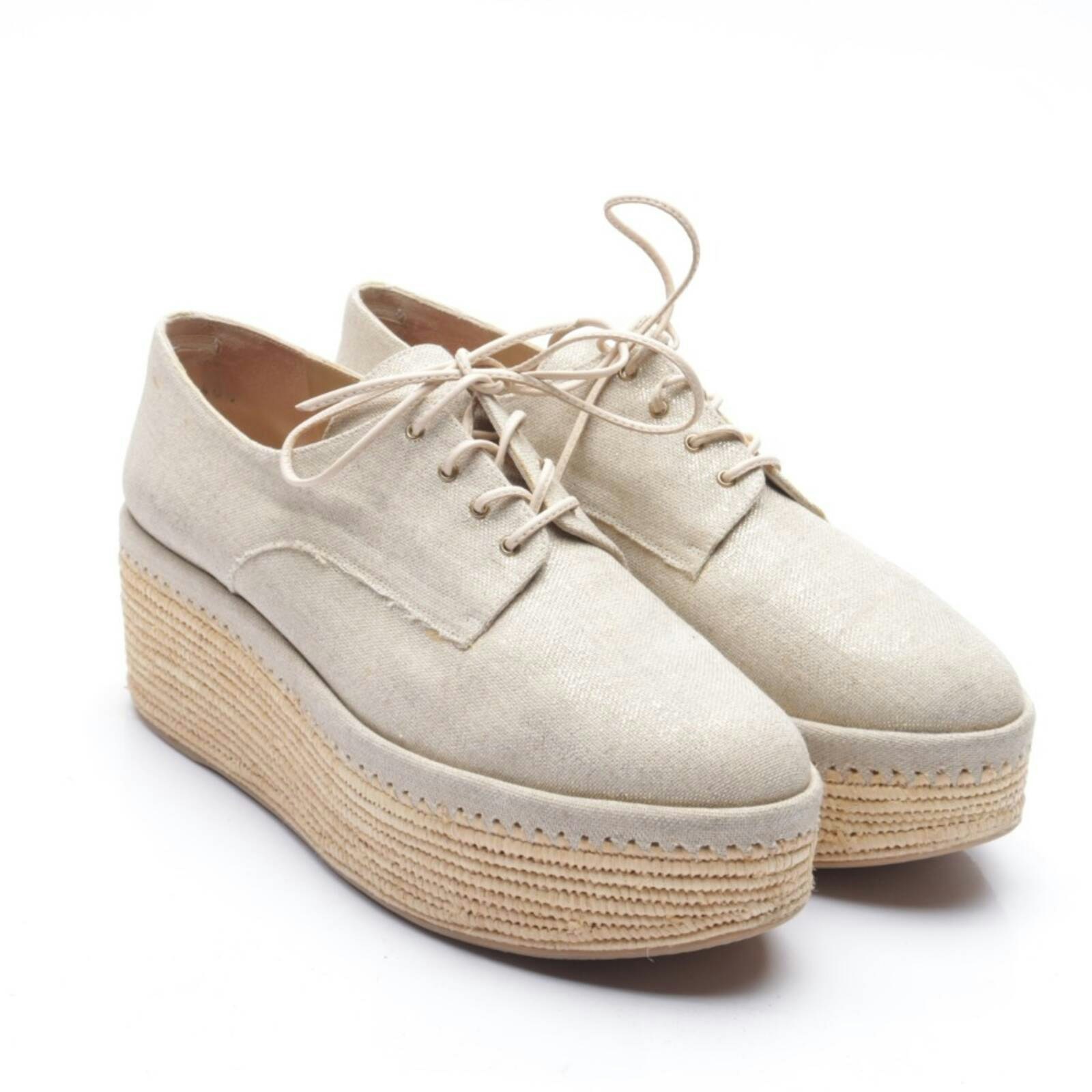 Image 1 of Lace up Shoes EUR 40.5 Beige in color White | Vite EnVogue