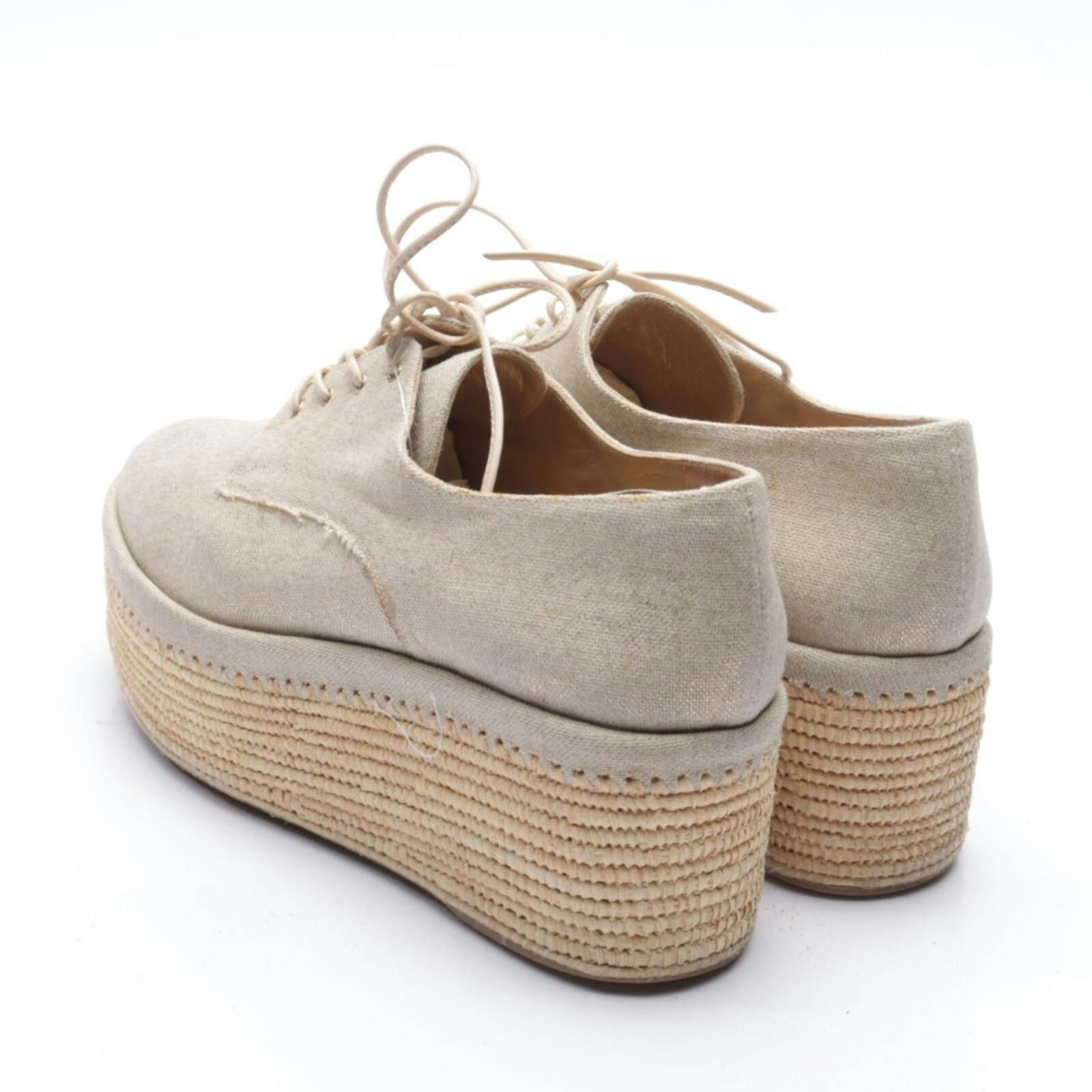 Image 2 of Lace up Shoes EUR 40.5 Beige in color White | Vite EnVogue