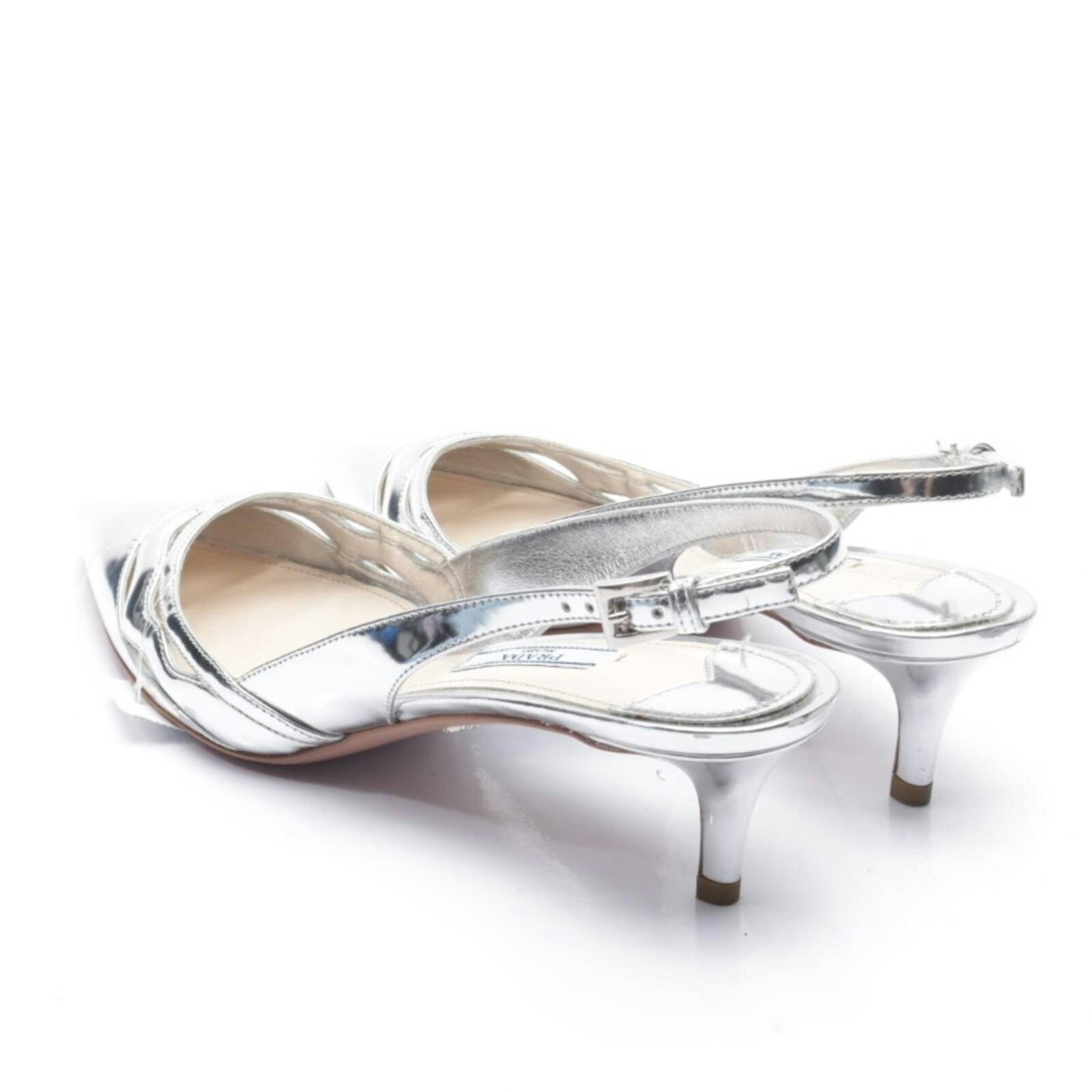 Image 2 of Slingbacks EUR 39.5 Silver in color Metallic | Vite EnVogue