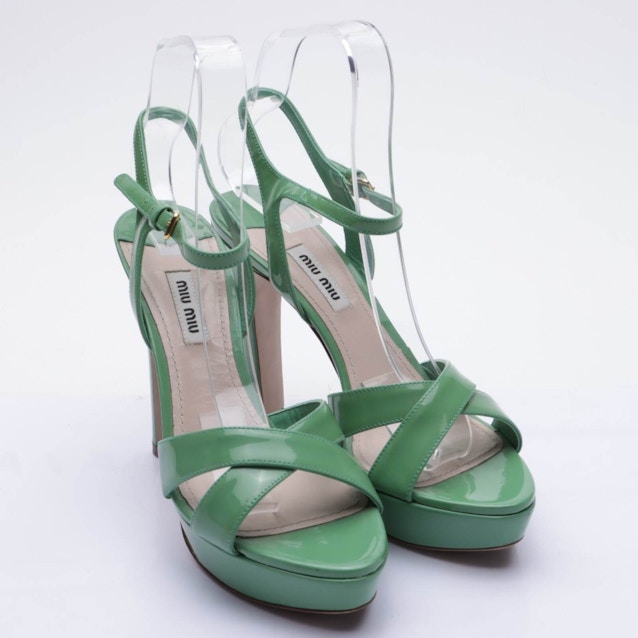 Image 1 of Heeled Sandals EUR 37 Green | Vite EnVogue