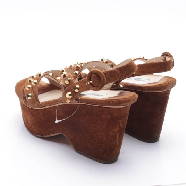 Heeled Sandals EUR 41 Brown | Vite EnVogue