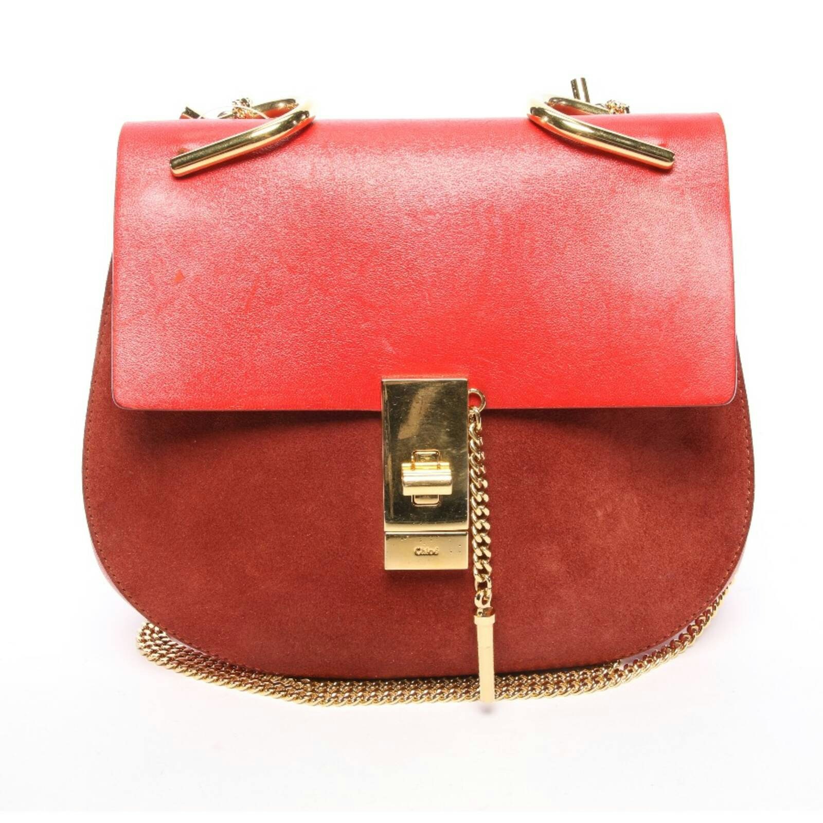 Image 1 of Drew Small Shoulder Bag Red in color Red | Vite EnVogue