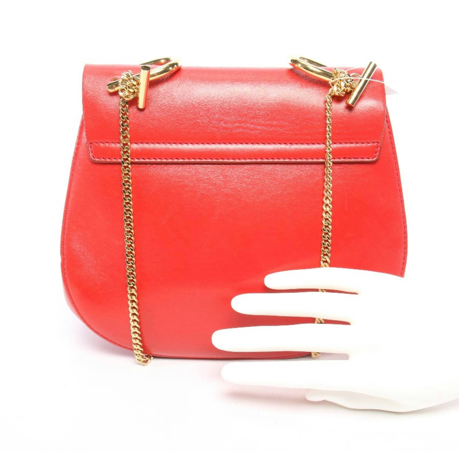 Image 2 of Drew Small Shoulder Bag Red in color Red | Vite EnVogue