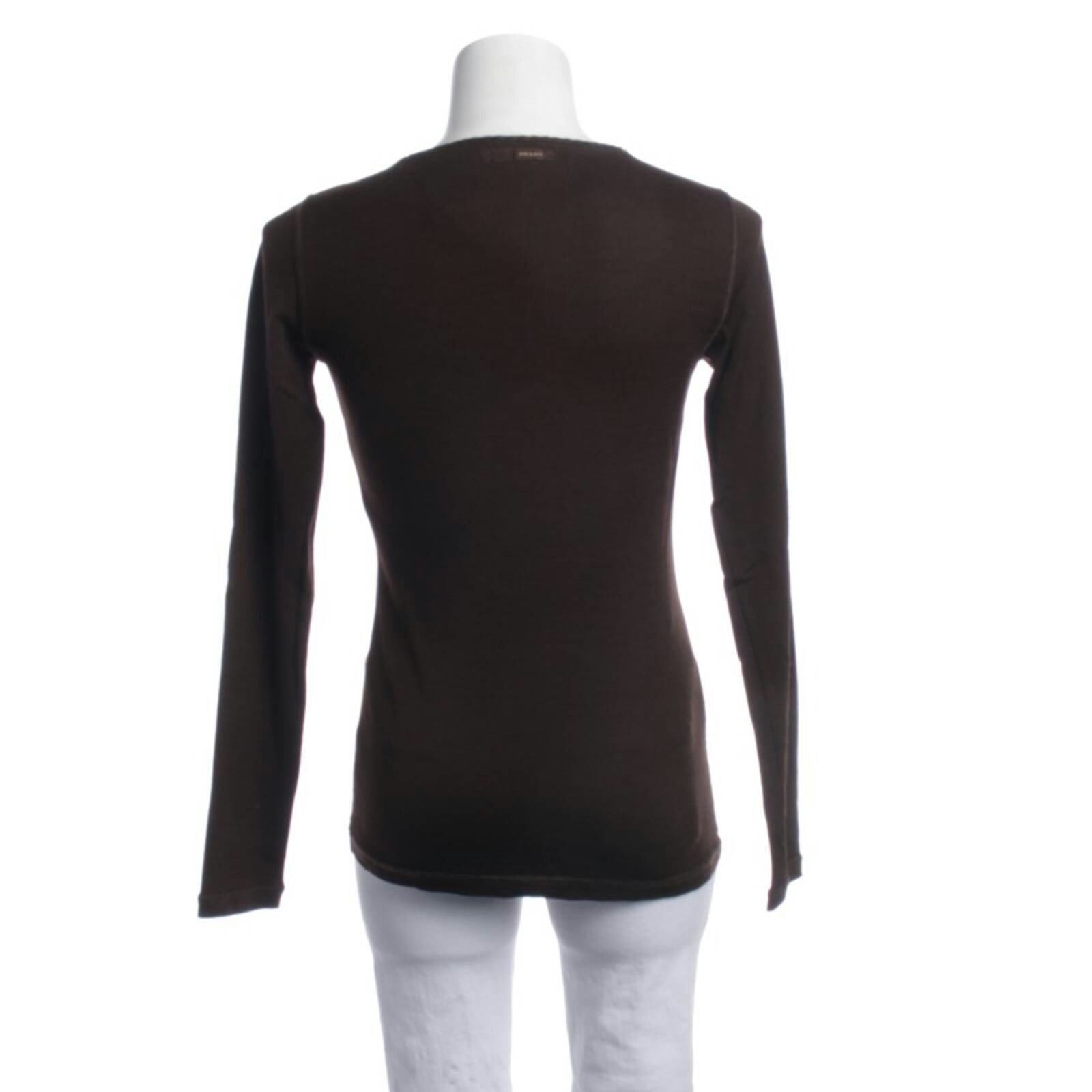 Image 2 of Long Sleeve Shirt S Brown in color Brown | Vite EnVogue