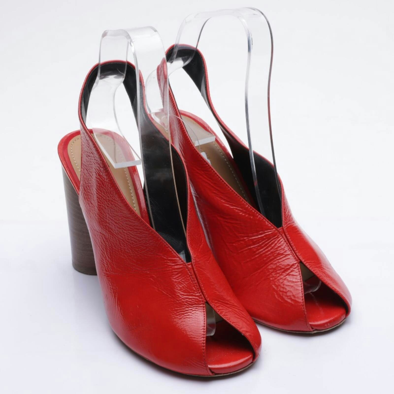 Image 1 of Heeled Sandals EUR 37 Red in color Red | Vite EnVogue