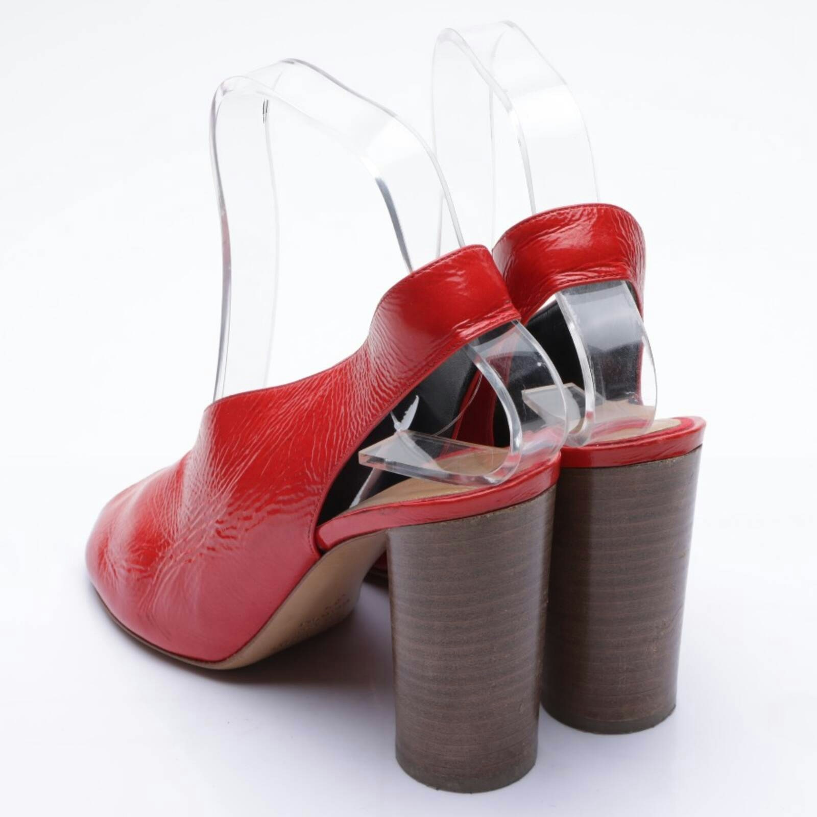 Image 2 of Heeled Sandals EUR 37 Red in color Red | Vite EnVogue